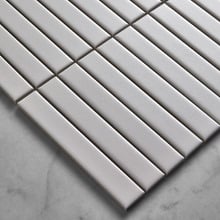 Scout Matte White Kit Kat Ceramic Mosaic Tile